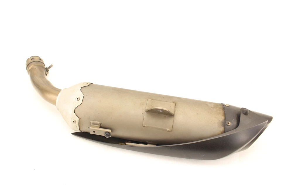 2006 YAMAHA YZF R1 OEM ЛЕВАЯ ВЫХЛОПНАЯ ТРУБА ГЛУШИТЕЛЬ СКОЛЬЖЕНИЯ НА КАНИСТРЕ ГЛУШИТЕЛЬ - Изображение 1 из 4