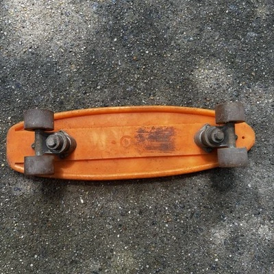 Skateboard Grentec GT Spoiler Naranja Vintage Años 70 Penny Board Retro Mini 19” Foto 1 de 4