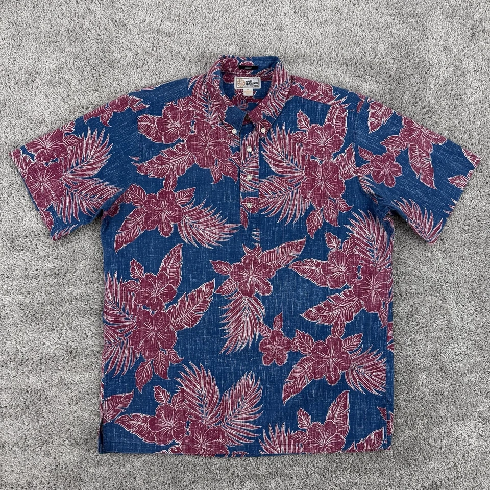 Reyn Spooner Shirt Men’s M Floral AOP Vintage Popover Classic Short Sleeve - Image 1 of 4