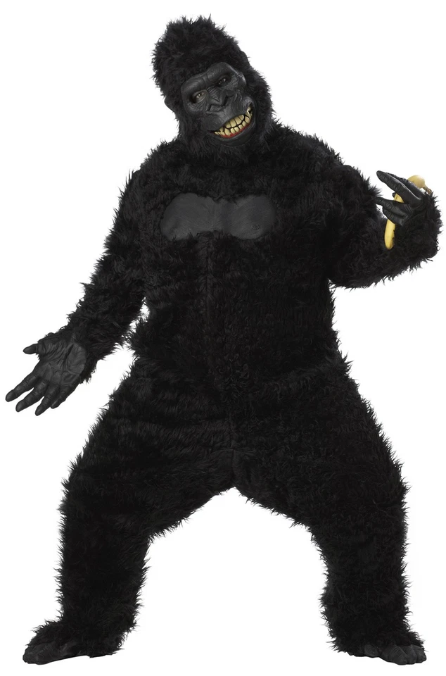 King Kong Gorilla Deluxe Adult Goin Ape Costume One Size