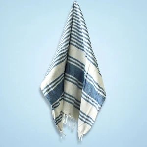 Hamman Spa Towel - Ocean Blue - 90x170cm - Picture 1 of 3