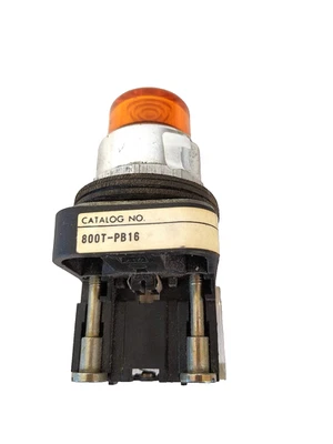 Allen Bradley 800T PB16 Series N Orange Push Button Foto 1 de 4