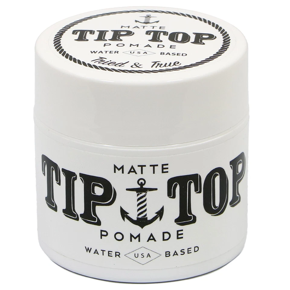 Tip Top Matte Water Based Medium Hold Pomade 4.25oz