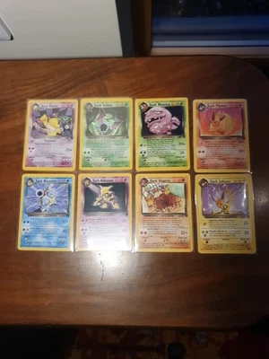 Team Rocket Rare Card Bundle Holo Dark Hypno Golbat Blastoise X8 Vgc Vintage... - Image 1 of 4