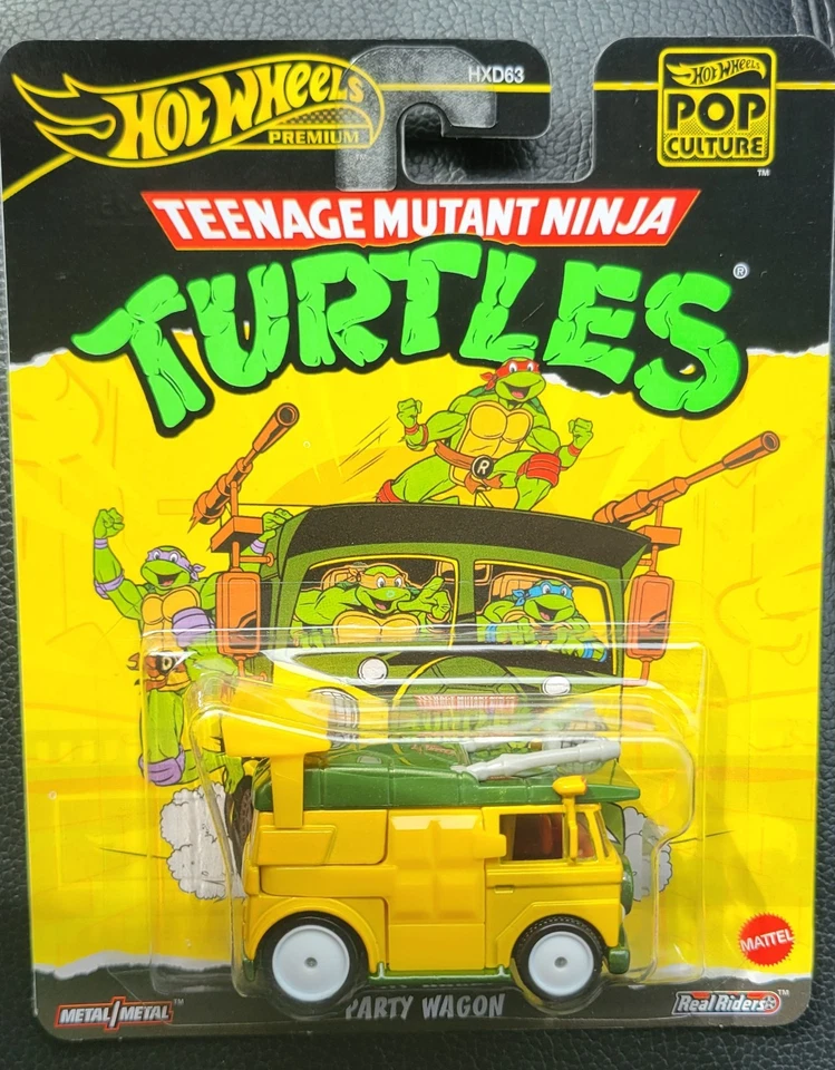 Vagão de festa Hot Wheels Premium cultura pop adolescente mutante tartarugas ninja - Novo - Imagem 1 de 1