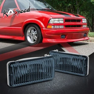 Smoked Lens Front Bumper Driving Fog Lights for 98-04 Chevy S10 Pickup/Blazer - Foto 1 di 7