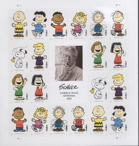 SC# 5726 - 2022 - First-Class Forever Stamps - Charles M. Schulz Sheet of 20 - Picture 1 of 1