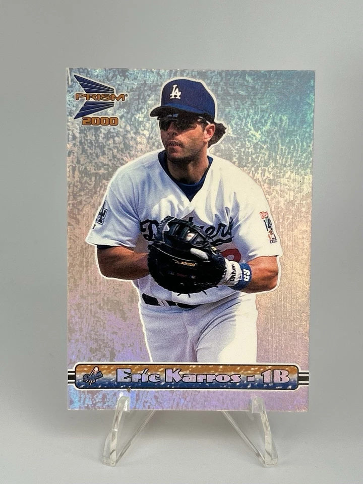 Pacific Prism 2000 - Eric Karros #74 textura plateada rara Foto 1 de 2