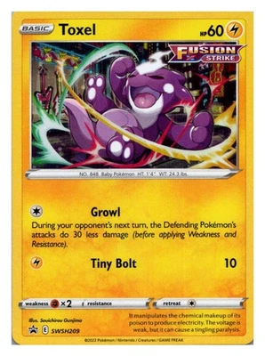 Toxel - Promo SWSH: Sword & Shield Promo Cards SWSH209 NM - Image 1 of 2