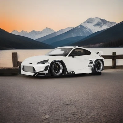 Pandem Toyota GR86 — кристально-белый — 2023 — GT Spirit — 1:18 — GT498 - Изображение 1 из 4