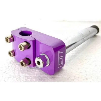 Haste BMX infantil estilo old school 21,1 mm riser de liga de pena - Imagem 1 de 4