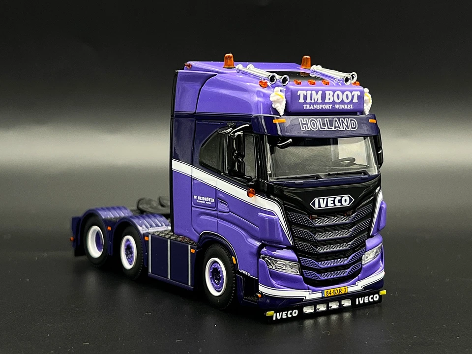 Camiones Iveco S-way AS high 6x2 "W. Neidhofer Transport" WSI modelos escala 1:50 Foto 1 de 4
