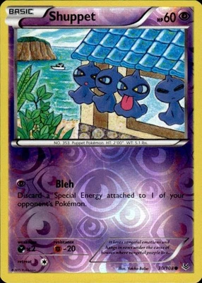 Pokemon Reverse Holo Shuppet XY - Roaring Skies 30/108 LP - Image 1 of 2