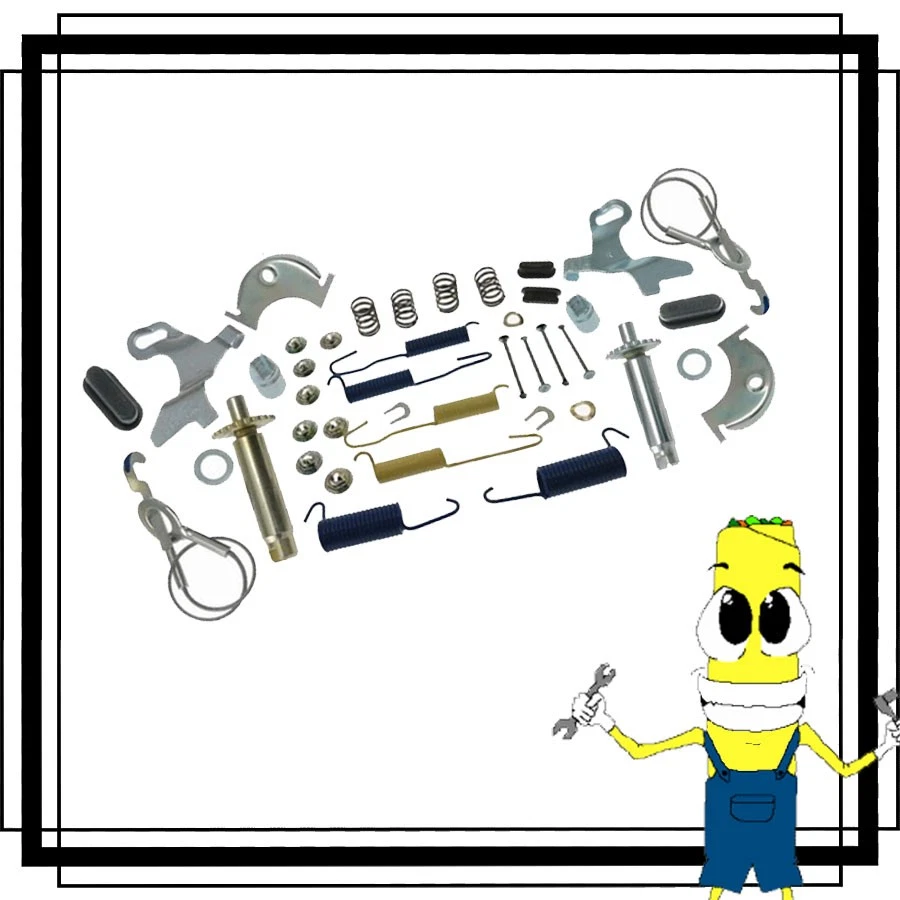 Kit completo de herrajes de tambor de freno delantero para Mercury Comet 1964-1971 10" FRT DRM Foto 1 de 1