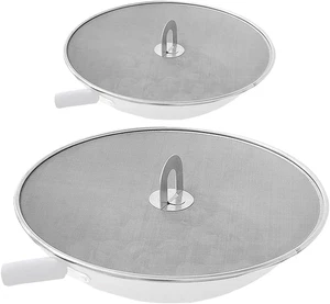 Splatter Screen for Frying Pan, Grease Splatter Guard Stainless Steel Large 13”  - Picture 1 of 9