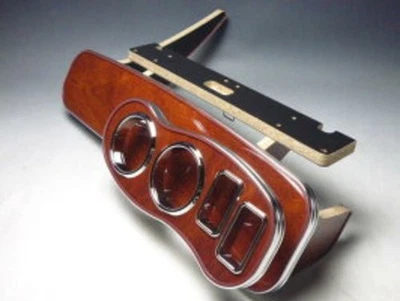 Mesa delantera JDM Toyota Crown Majesta S150 línea S madera Karin soporte pequeño Japón Foto 1 de 2