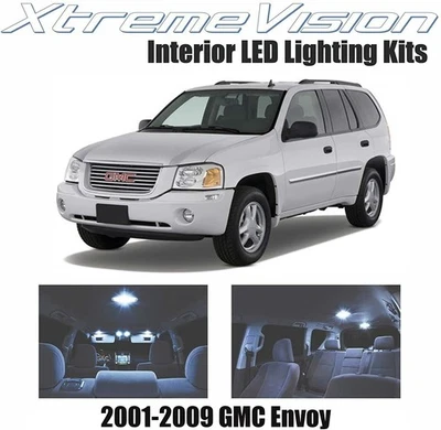 LED interior Xtremevision para GMC Envoy 2001-2009 (9 piezas) blanco frío... Foto 1 de 4
