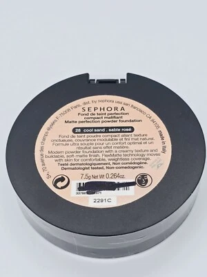 Sephora Matte Perfection Powder Foundation - 28 Cool Sand - Full Size - Image 1 of 2