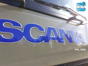 W.B.A. Aufkleber passend für Scania Emblem der Serie S und R ab Bj 2017 RAL 5002 - Bild 1 von 10