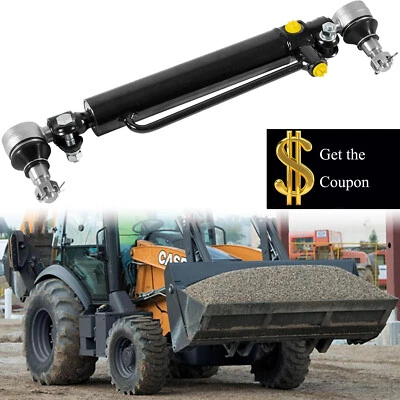 Cilindro de direção hidráulica compatível com Case 480C 480D 480F 480LL 580C 580D 580SE 234447A1 - Imagem 1 de 4