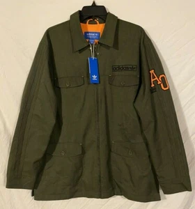 Adidas - Verde/Arancione - PLANETOID PARKA (DX6019) Giacca Lunga Uomo - Taglia: XL - Foto 1 di 6