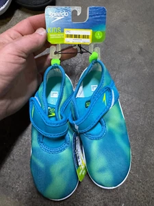 Speedo Kids Toddler Hybrid Water Shoes Royal Blue/TEAL Size Large 9-10 - Picture 1 of 1