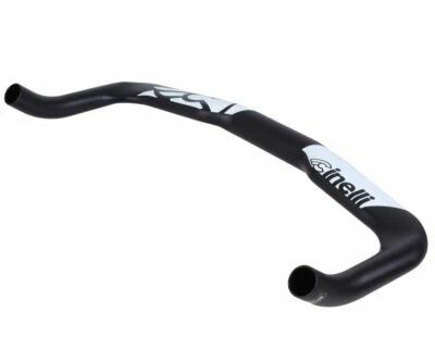 Manillar CINELLI BULLHORN Urban Fixie Fix Bicicleta Carreras 40 cm - Negro/Blanco Foto 1 de 2