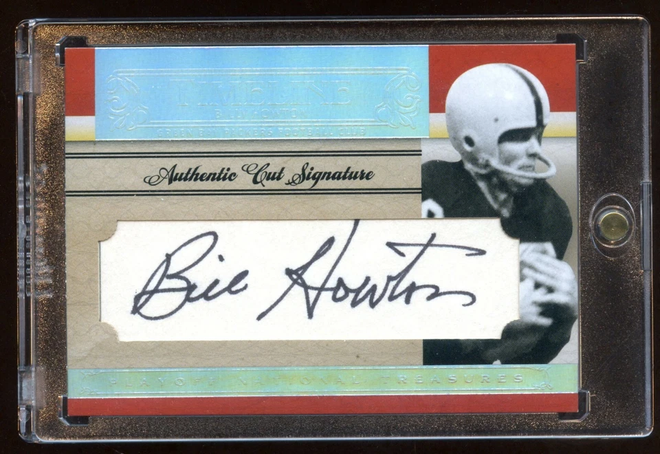 2007 NATIONAL TREASURES BILLY HOWTON CUT SIGNATURE SP /50 AUTOGRAPH PACKERS RARE - Image 1 of 1
