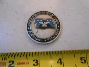 RARE DEPT DEFENSE SECRETARY PERSONNEL READINESS 4 STAR MILITARY CHALLENGE COIN - Picture 1 of 3