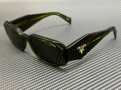 普拉达 PR 17WS 19Z1I0 透明绿色女式 49 毫米太阳镜 — 第 1/4 张图片
