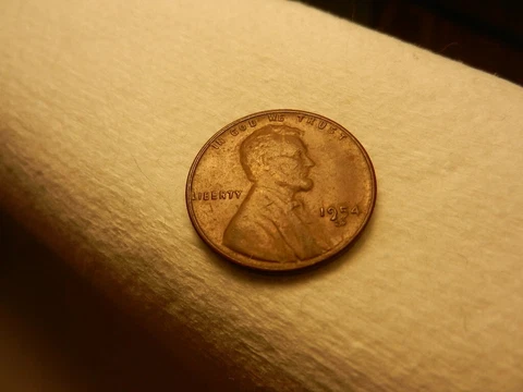 1954 S-J DIE BREAK LINCOLN CENT 'SAN JOSE' MINT HIGHER GRADE VERY CLEAR S & J Cover