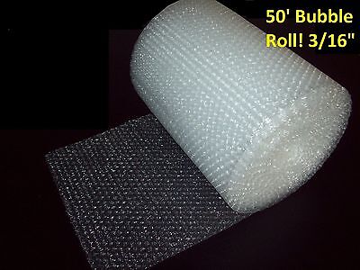 50 Foot Bubble Wrap® Roll! 3/16  (Small) Bubbles! 12  Wide! Perforated Every 12  • 7.50$