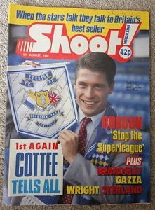 VINTAGE SHOOT! FOOTBALL MAGAZINE- 6TH AUGUST 1988 - 1st AGAIN COTTEE TELLS ALL - Picture 1 of 11