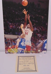 1995 ANTONIO MCDYESS SIGNED ALABAMA CRIMSON TIDE NCAA BASKETBALL PHOTO WITH COA - Picture 1 of 12