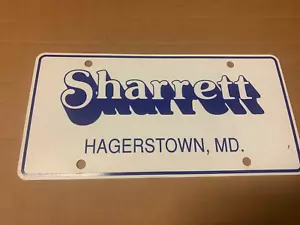 Sharrett Hagerstown Maryland Autohändler Booster Nummernschild - Bild 1 von 2