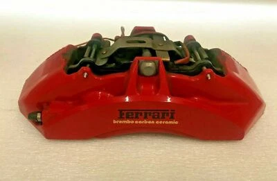 PINZA FRENO IZQUIERDA FERRARI 458 ITALIA SPIDER DRIVER CON PASTILLAS ROJO OEM 261770 Foto 1 de 4