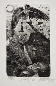 OLEG DERGACHOV: Exlibris "Icaros" for 4W; 2013 - Imagen 1 de 2