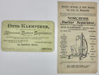 Original 1890S Norcross Butter Separator Advertising Lot