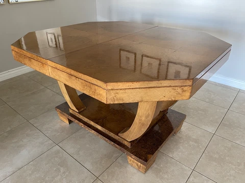 Antique Original Genuine French Art Deco Table $2995 Cover
