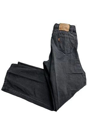 Levi's 560 Tapered Leg Green Jeans Denim Student USA Orange Tab USA 24X26 - Image 1 of 4