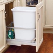 Rev-A-Shelf Plastic 8.75 Gallon Pull Out Trash Can
