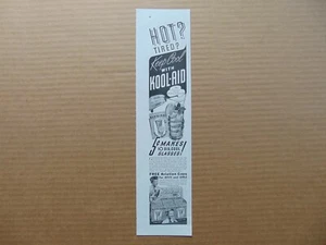1938 HOT? TIRED? KOOL-AID KEEPS YOU COOL vintage art print ad - Picture 1 of 1
