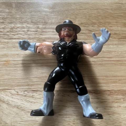 Vintage 1991 WWF Hasbro UNDERTAKER Series 4 Titan Sports Wrestling Figure WWE Cover