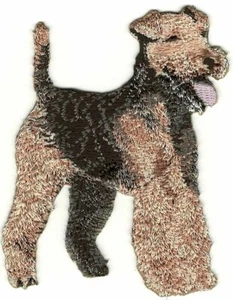 3.5" Standing Full Body Welsh Terrier Dog Breed Embroidery Patch - Picture 1 of 1