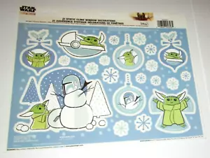 Appendiabiti per finestra natalizia Disney Star Wars ~IL MANDALORIANO~BABY YODA - Foto 1 di 1