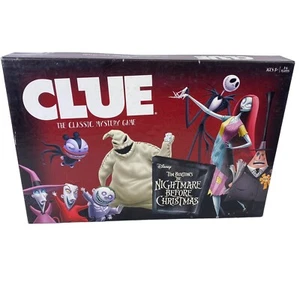 2016 Hasbro Disney Nightmare Before Christmas CLUE Mystery Brettspiel NEU versiegelt - Bild 1 von 9