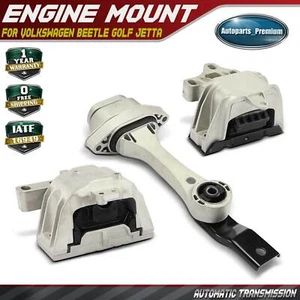 3Pcs Engine Motor & Engine Torque Strut Mount & Auto Trans Mount for Volkswagen - Picture 1 of 10