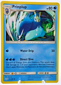 Prinplup Pokemon TCG 55/236 Sun & Moon: Cosmic Eclipse - Picture 1 of 2
