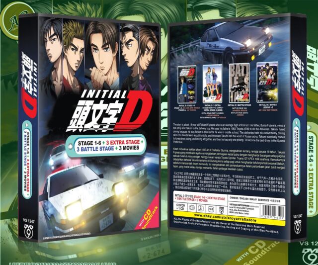 CD Initial D Extra Stage Original SoundTrack OST 27 Songs (T0016) TRACK  SHIPPING