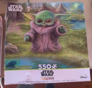 NEU 550 Teile Thomas Kinkade The Mandalorian Star Wars Puzzle Box beschädigt - Bild 1 von 4